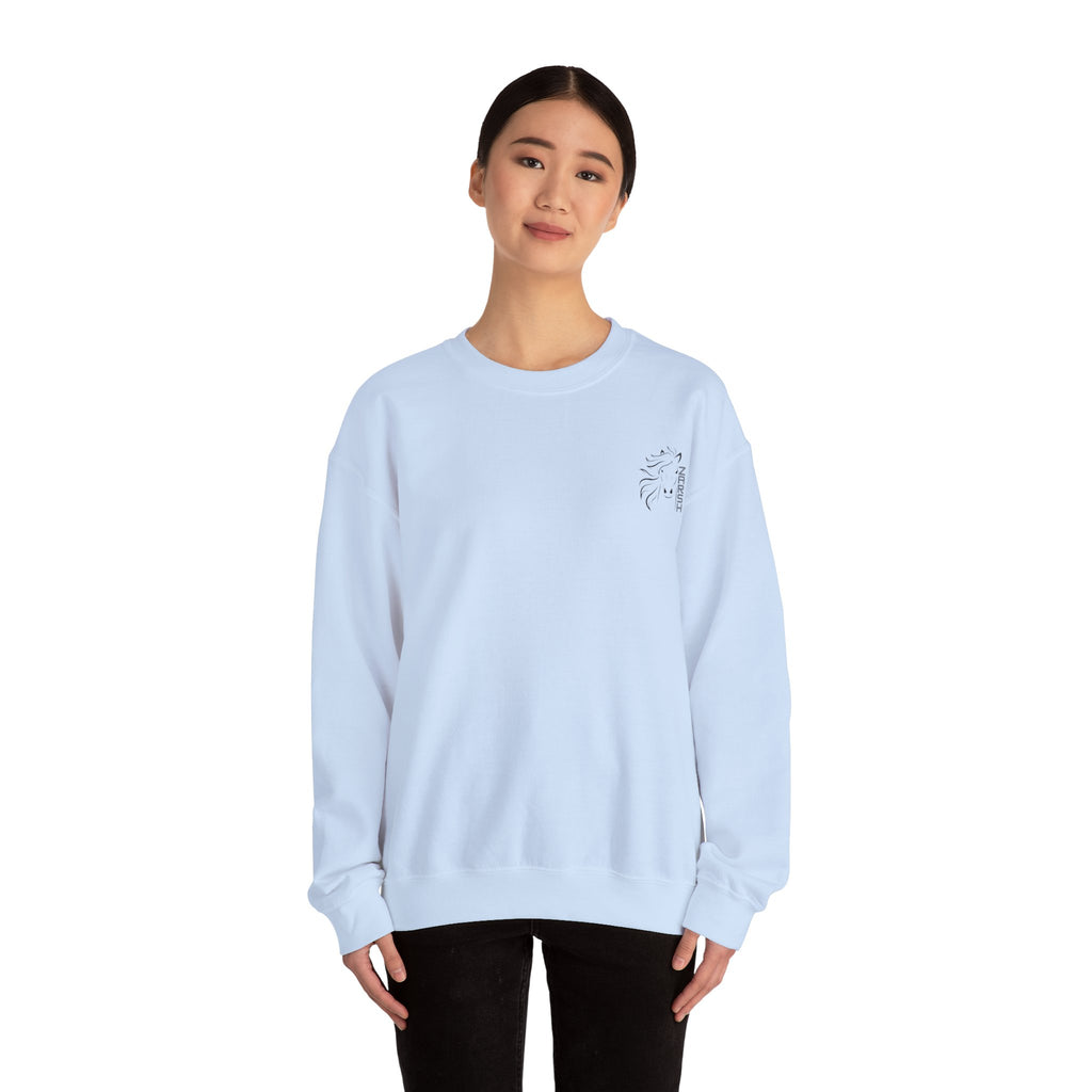 --Embroidered-- Unisex Heavy Blend™ Crewneck Sweatshirt, Cozy Oversized Pullover for Men and Women, Perfect for Fall, Casual Wear, Gift for All Occasions
