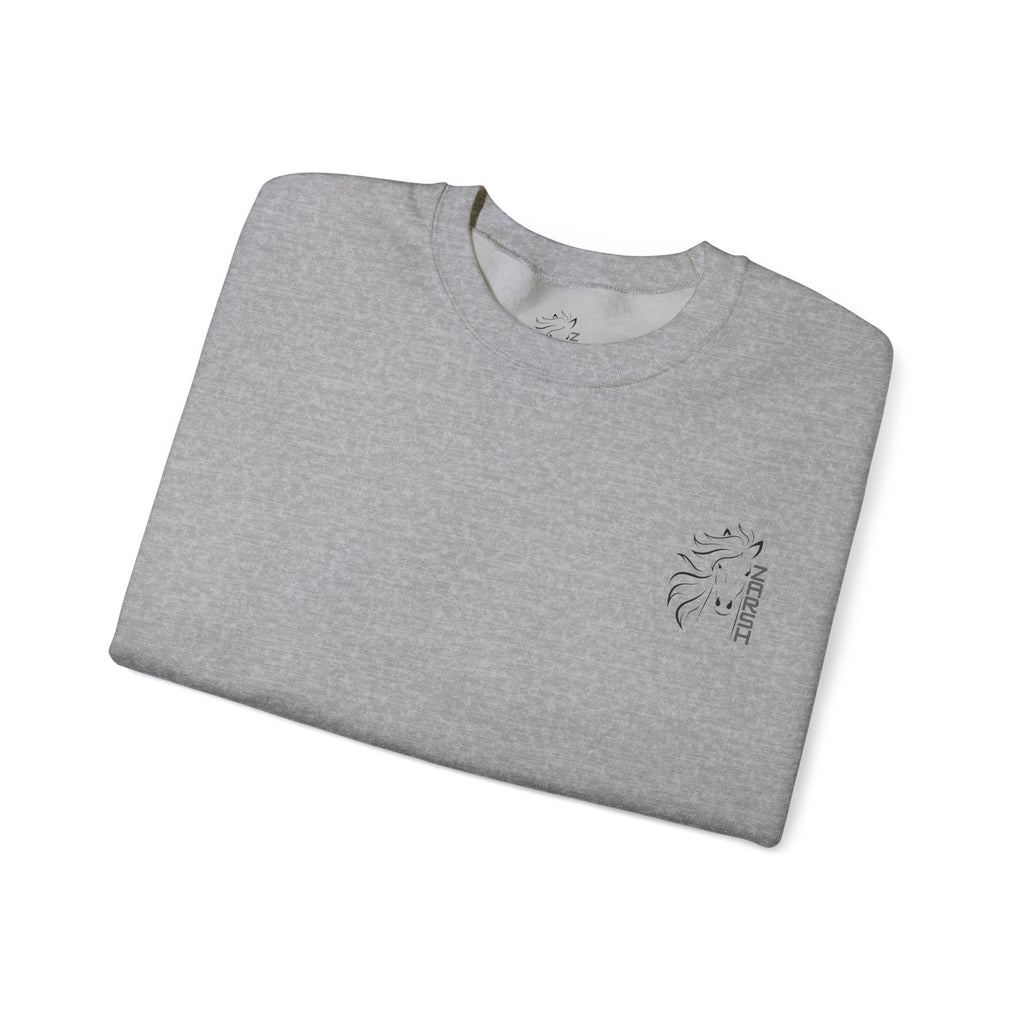 --Embroidered-- Unisex Heavy Blend™ Crewneck Sweatshirt, Cozy Oversized Pullover for Men and Women, Perfect for Fall, Casual Wear, Gift for All Occasions