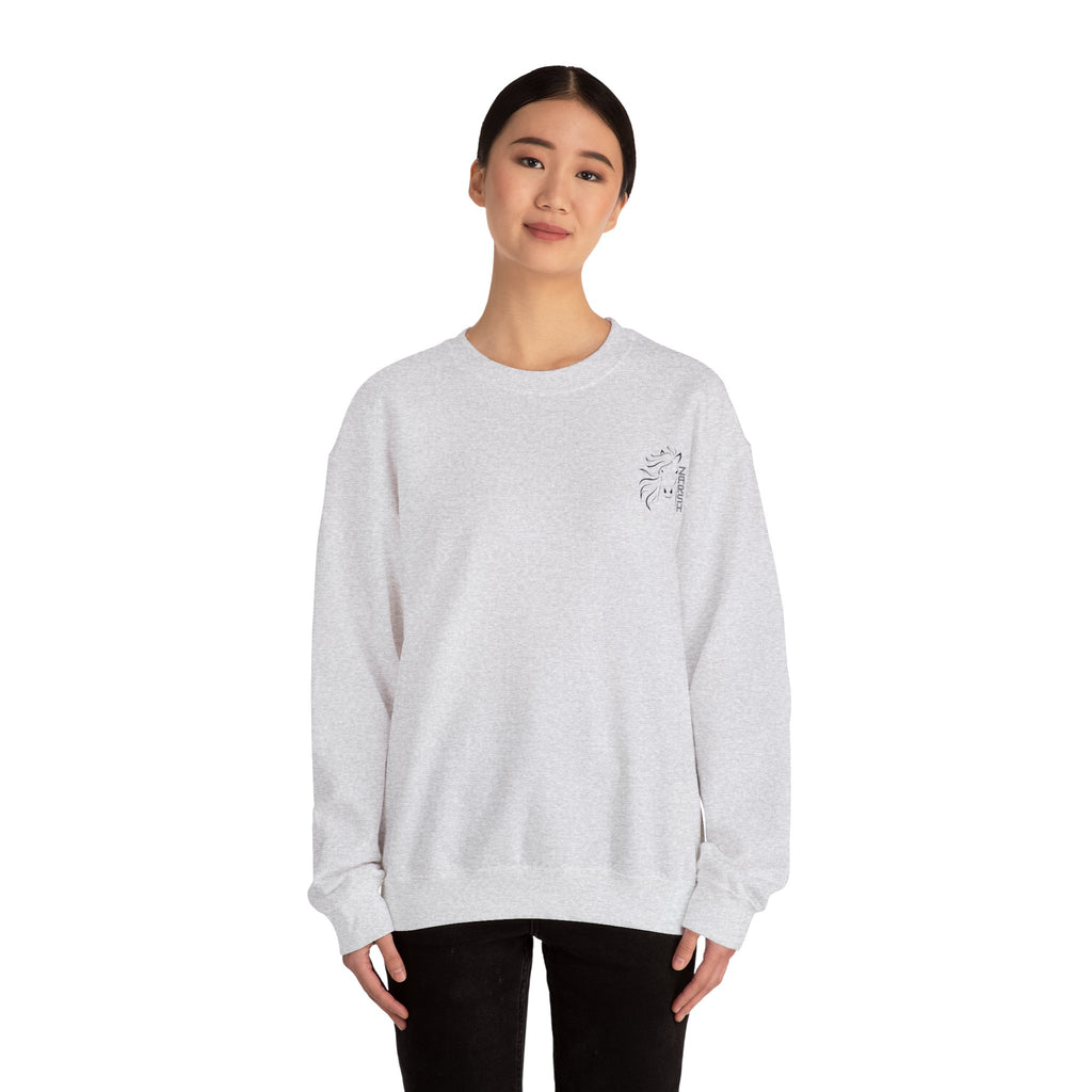 --Embroidered-- Unisex Heavy Blend™ Crewneck Sweatshirt, Cozy Oversized Pullover for Men and Women, Perfect for Fall, Casual Wear, Gift for All Occasions