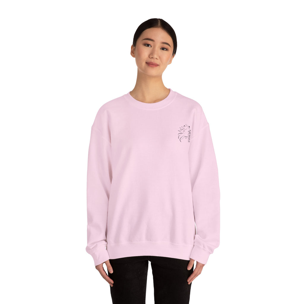 --Embroidered-- Unisex Heavy Blend™ Crewneck Sweatshirt, Cozy Oversized Pullover for Men and Women, Perfect for Fall, Casual Wear, Gift for All Occasions