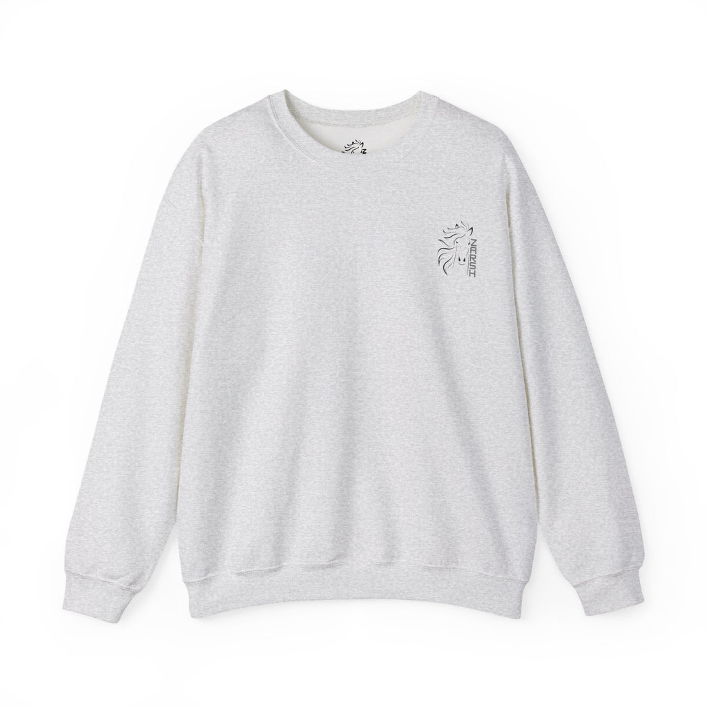 --Embroidered-- Unisex Heavy Blend™ Crewneck Sweatshirt, Cozy Oversized Pullover for Men and Women, Perfect for Fall, Casual Wear, Gift for All Occasions